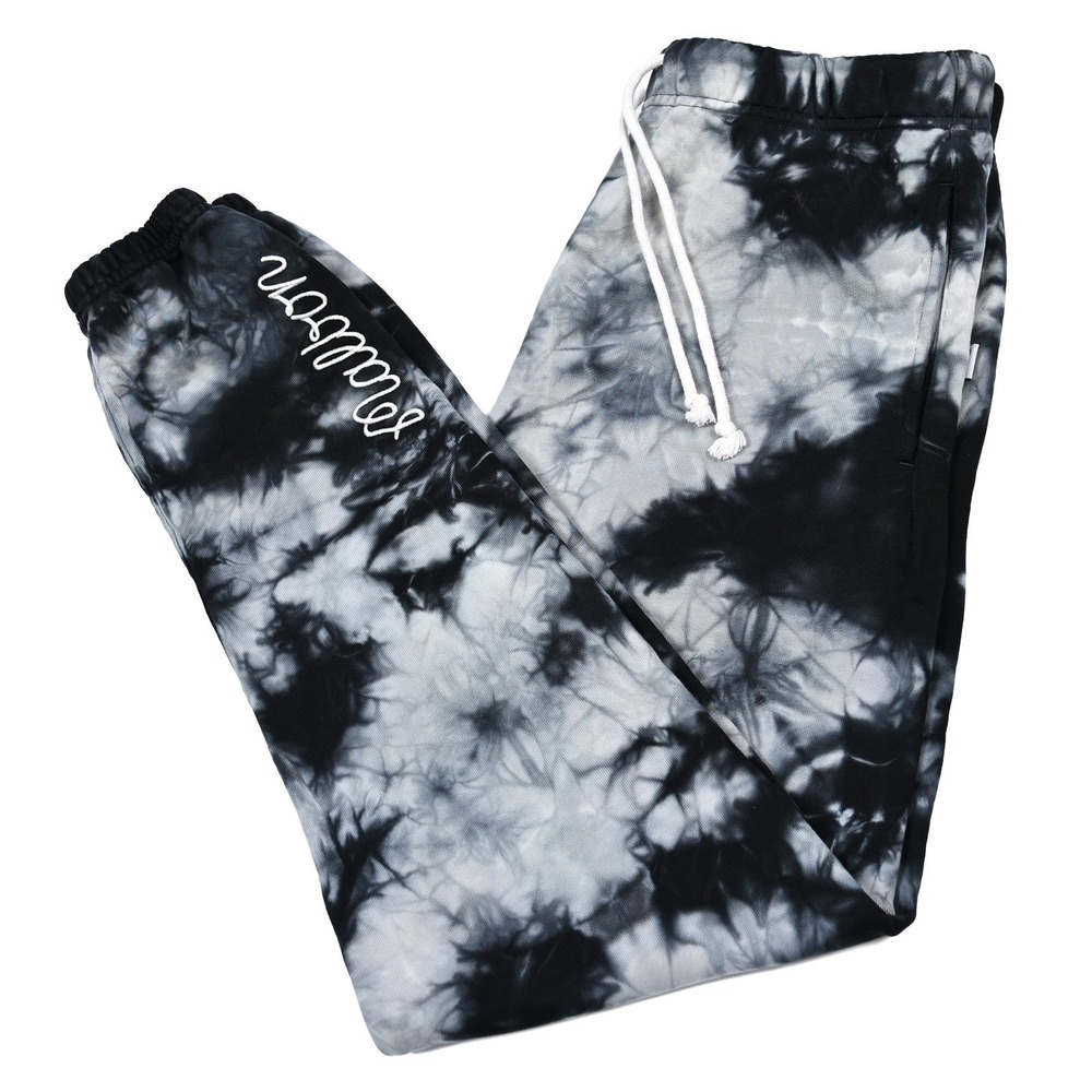 Malbon Golf Script Sweatpants Tie Dye Cotton French Terry Jogger Mens Small